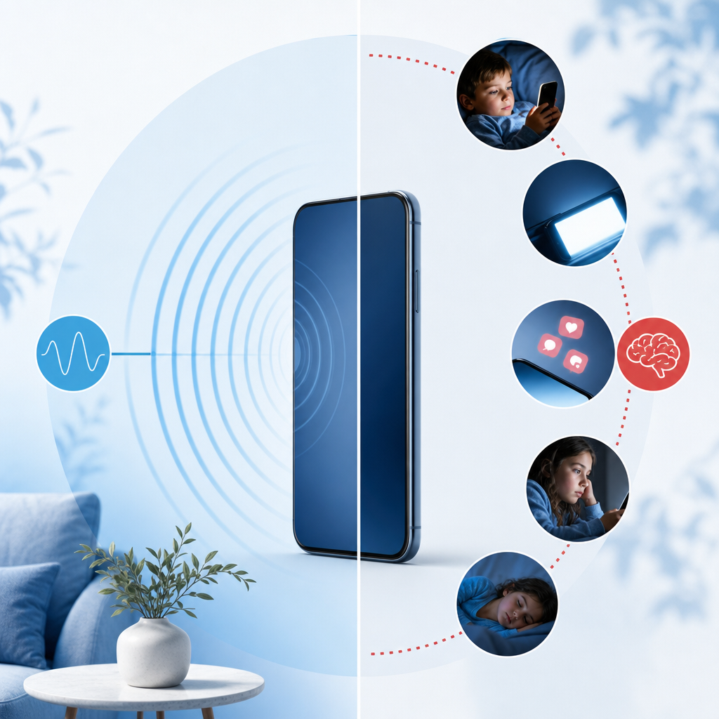 Pathways through which connected devices may disrupt sleep