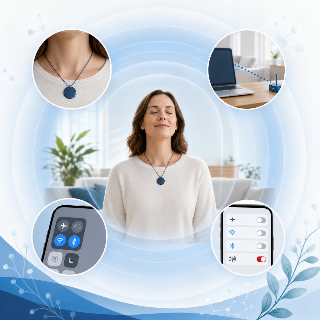 Layers of wearable and practical EMF exposure controls