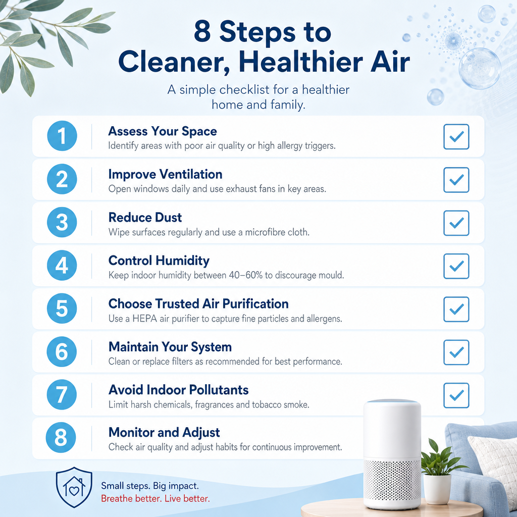 Eight-item numbered checklist for evaluating EMF research claims, displayed as a scannable reference card
