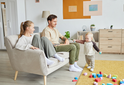 EMF-IMG3 Happy young family protected by EMF Neutralizer